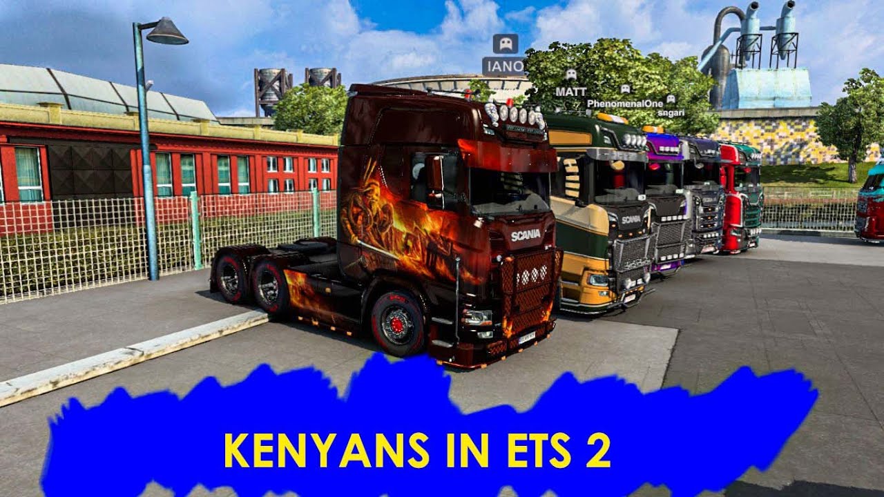 Long Convoy drive in ETS2 | EuroTruck Simulator 2 gameplay