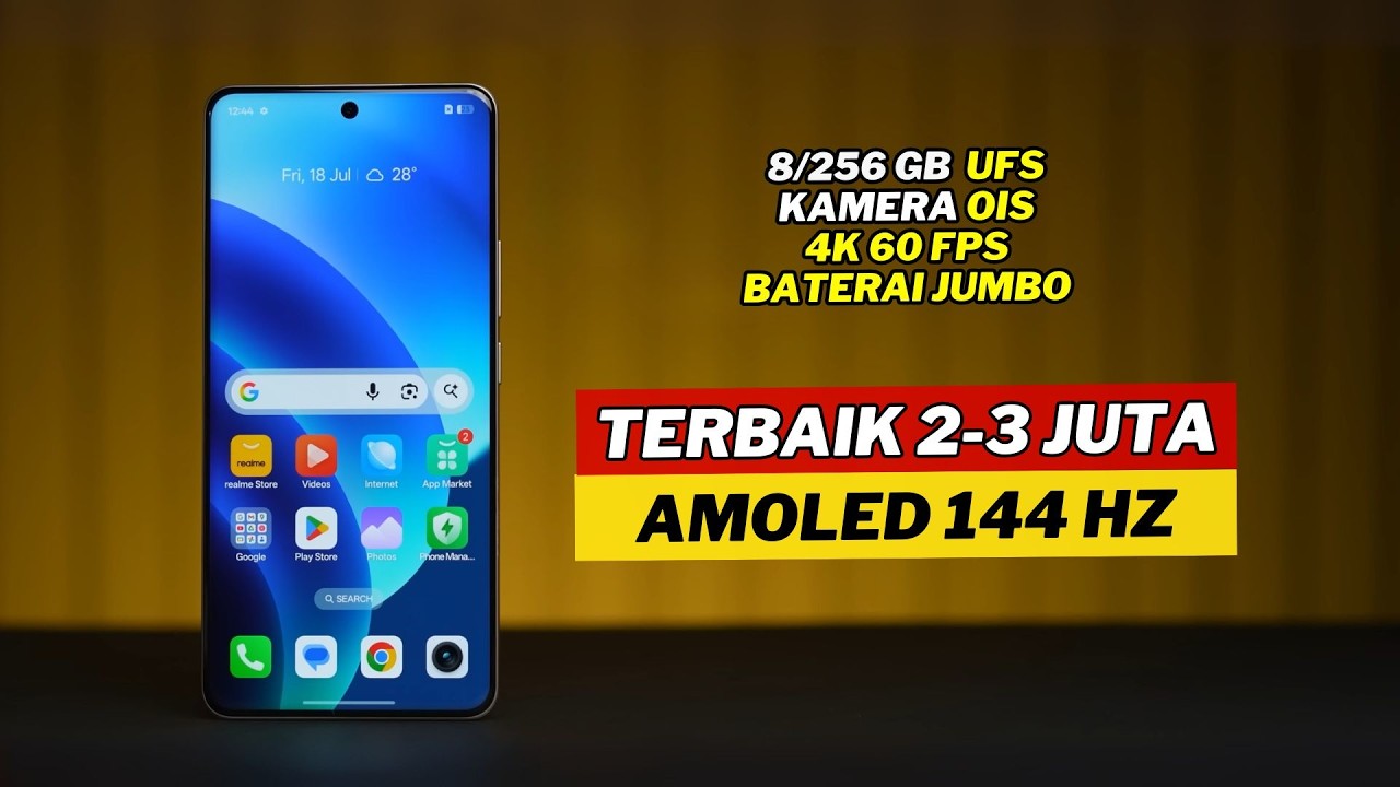 7 HP 2 - 3 Jutaan TERBAIK 2026 dengan Layar AMOLED 144 Hz