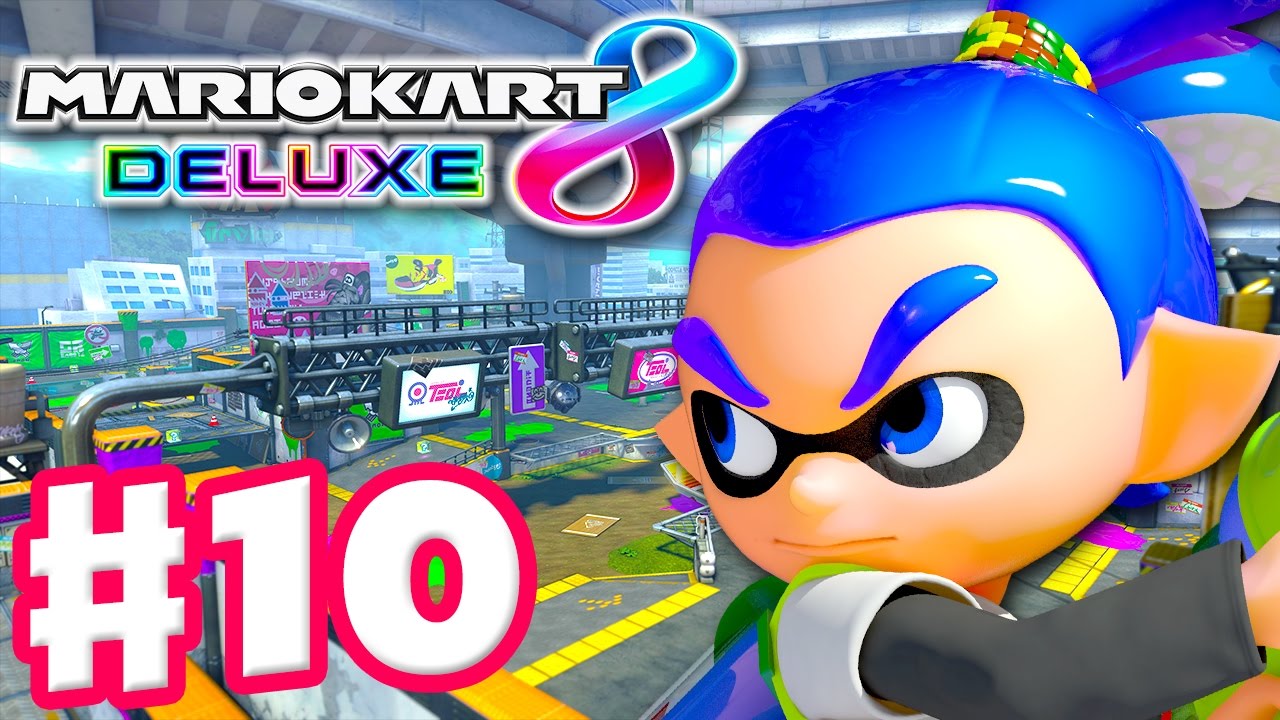 Inkling Boy! Lightning Cup! Online Battle! - Mario Kart 8 Deluxe - Gameplay Walkthrough Part 10