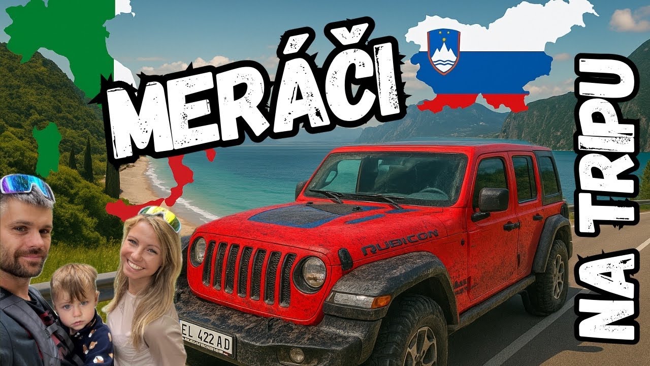 🚗 ROADTRIP JEEP s dieťaťom | VLOG | Talianske pláže & Slovinsko – zatkli nás?! 👶 Spali sme v aute?! 