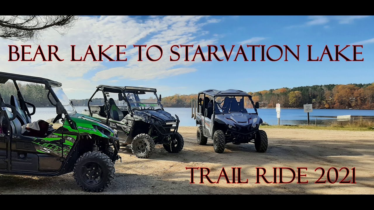 Kalkaska/Mancelona Michigan Trail Ride with Epic fall colors. Best orv trails in Michigan
