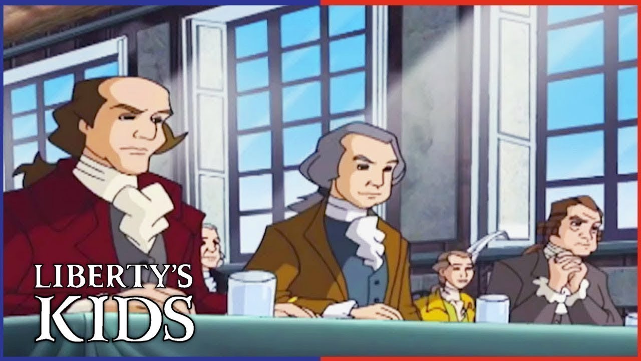 Liberty's Kids HD 108 - The Second Continental Congress | History Cartoons for Children