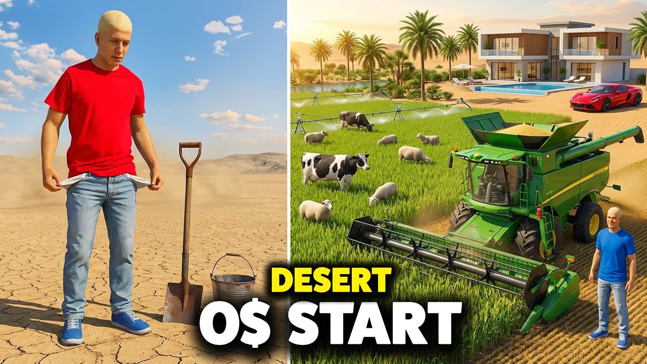 Start 0$ in DESERT OASIS! 🚜 FULL MOVIE