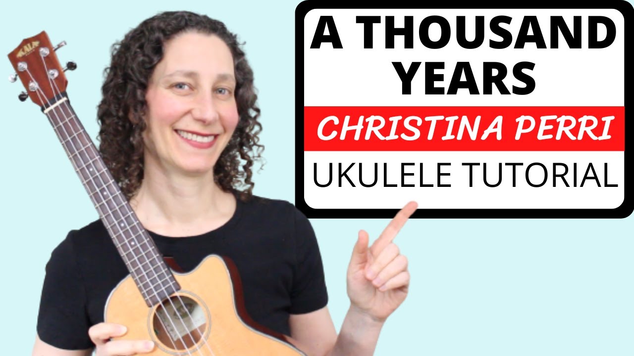 A Thousand Years 🎵 The Most EASY & Beautiful Way To Fingerpick On Ukulele, Chords & Play Along