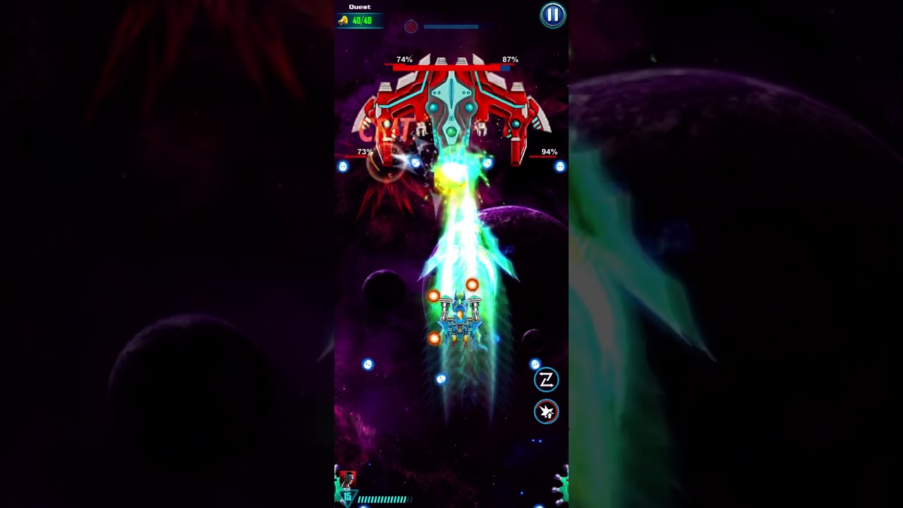 Level 136 Campaign Mode (Apache)- Galaxy Attack Alien Shooter