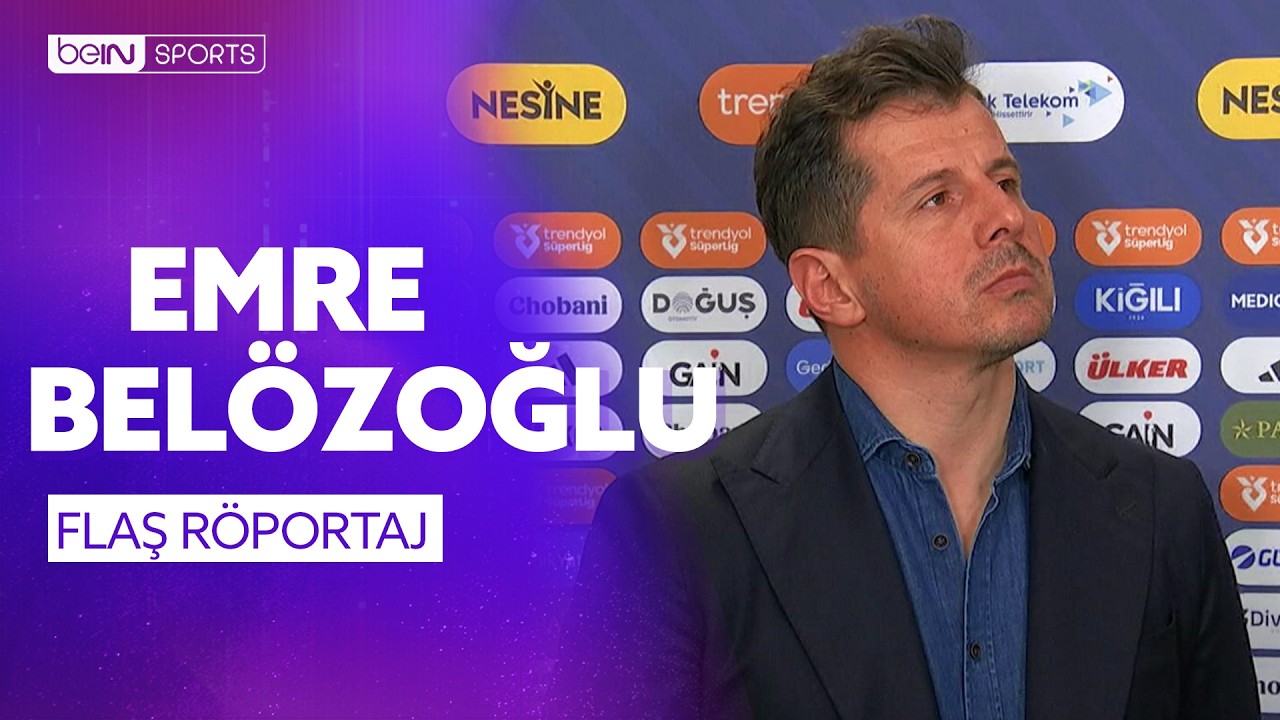 Fenerbahçe - Kasımpaşa Maç Sonu Teknik Direktör Emre Belözoğlu'nun Açıklamaları