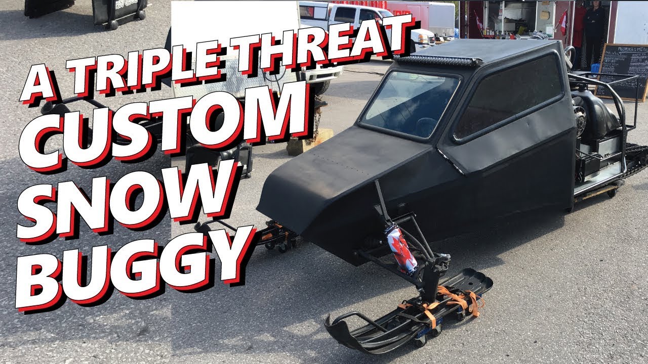 Triple Threat | CUSTOM BUILT SNOWMOBILE SNOW BUGGY | Rotax 600 Triple | Extreme Vehicles