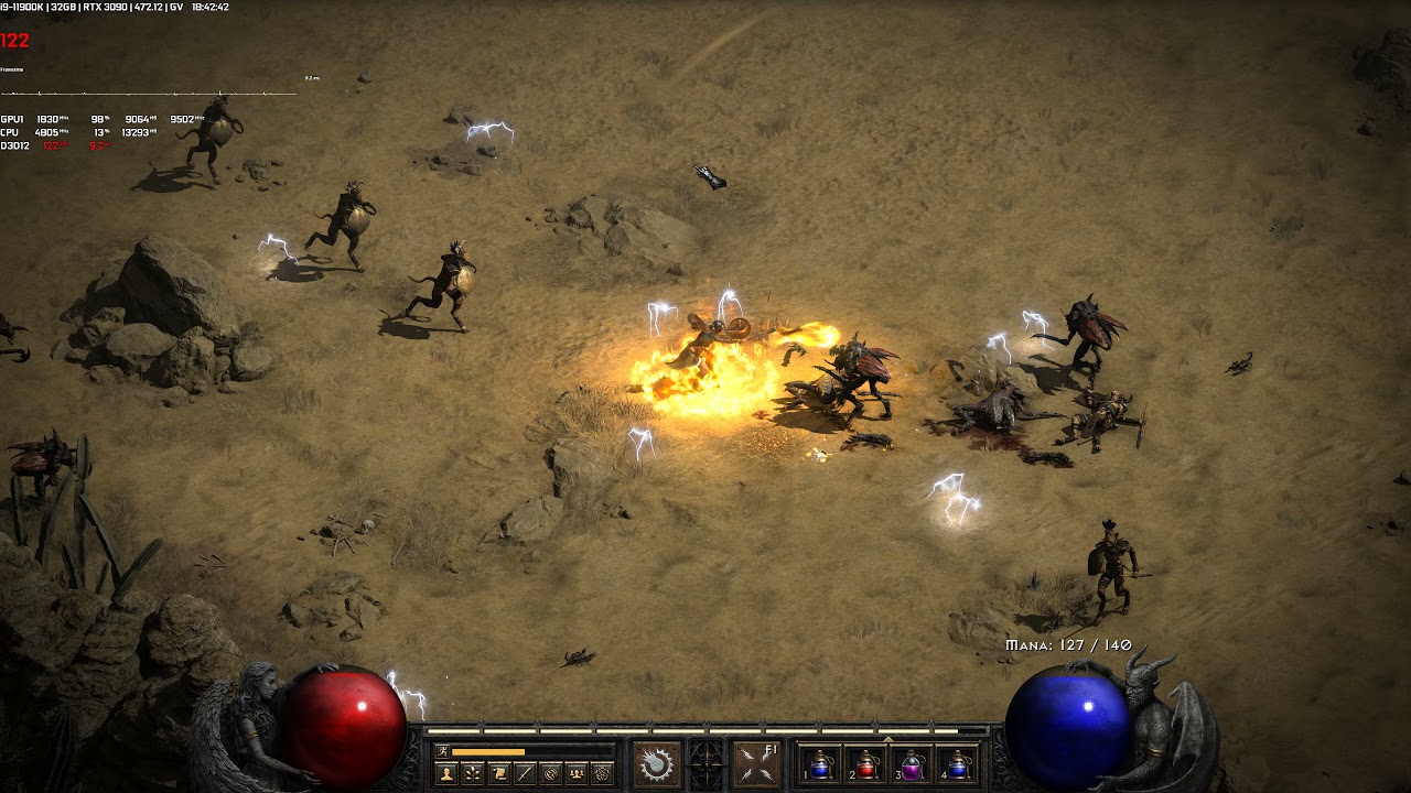 Diablo 2 Resurrected 4K Very High RTX 3090