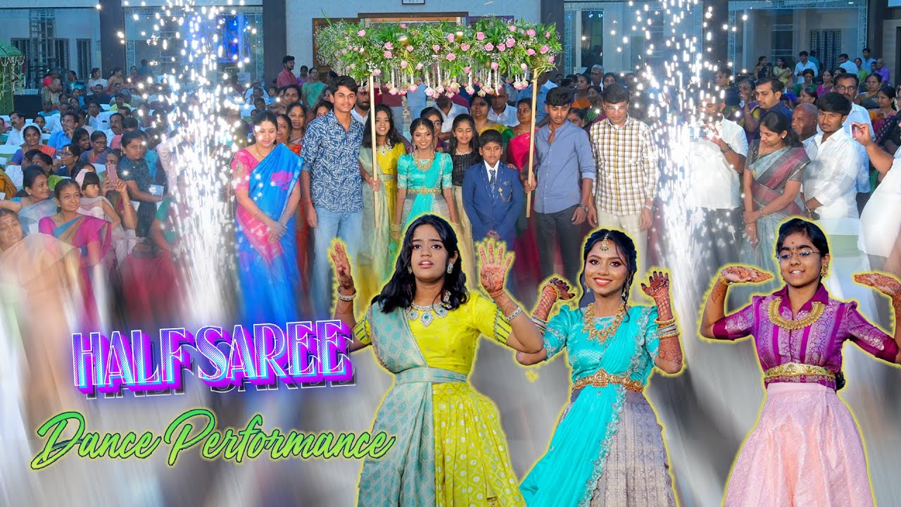 Half Saree Function Dance performance Tamil l mithunaphotography
