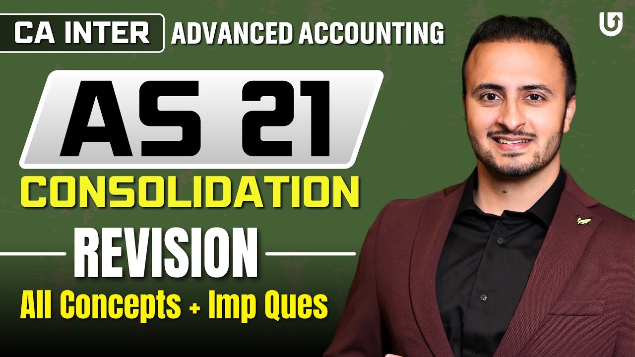 Consolidation of Financial Statements | CA Inter Advanced Accounting | CA Inter | CA Tejas Suchak