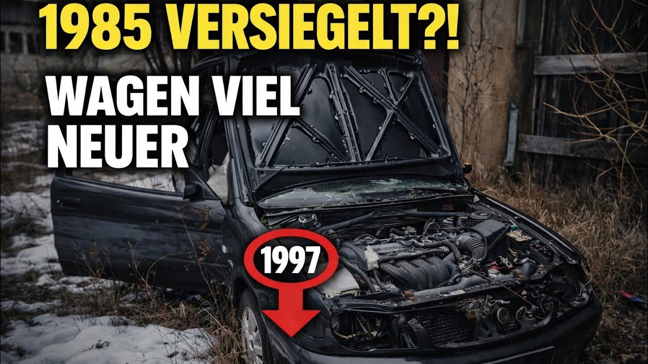 Das Geheimnis der Autos: 1985 versiegelt, aber diese Wagen sind viel neuer! 🕵️‍♂️