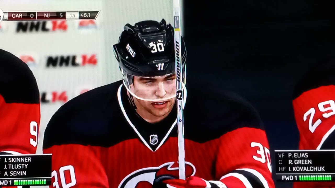 I NHL I NAT ÄR DET MELLAN NEW JERSEY DEVILS MOT CAROLINA HURRICANES 