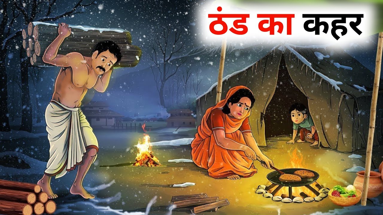 ठंड का कहर | THAND KA KAHAR | HINDI KAHANIYAN | MORAL STORIES | BED TIME STORIES | KAHANIYAN 