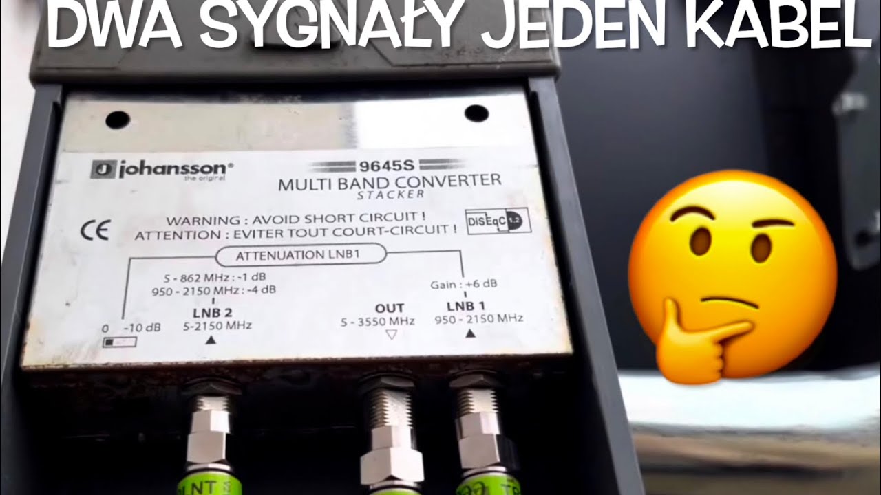 📡57 problem z odbiorem,nietypowy sumator 2xsat,dekoder dualbox nc+,konwerter Unicable,ratuję srakę