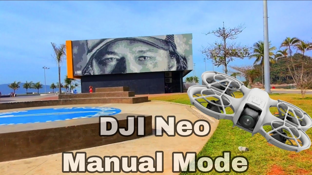 Dji Neo no modo Manual.  Quebra Mar em Santos SP. 
