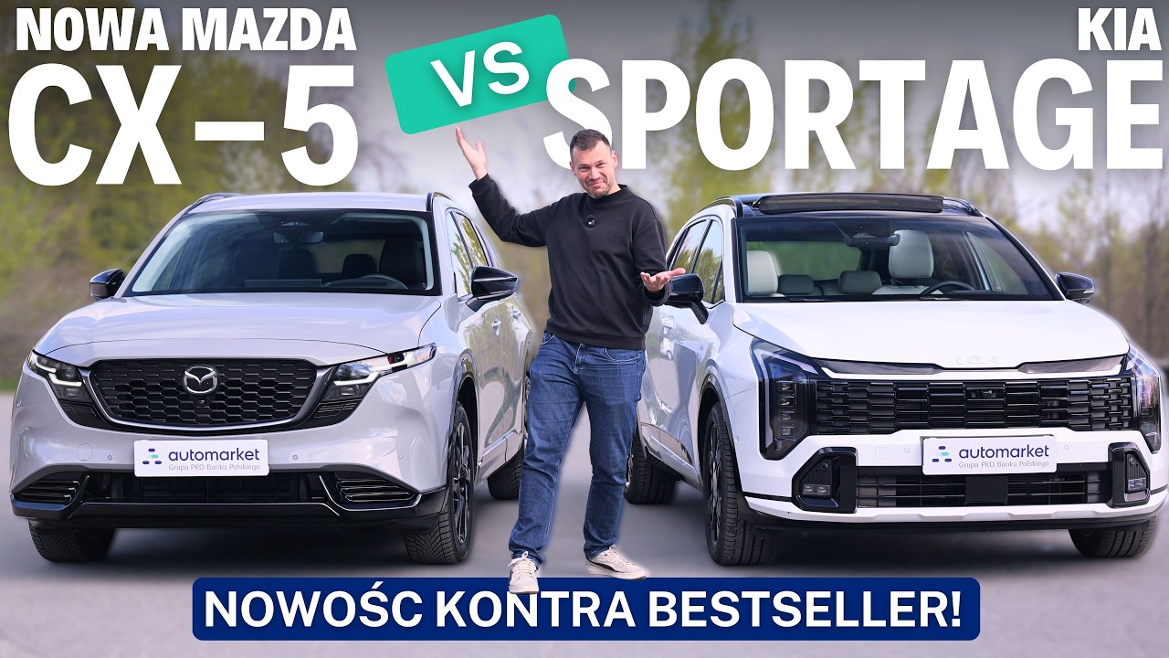 Nowa Mazda CX-5 2026 vs Kia Sportage - czy jest tak dobra jak bestseller?