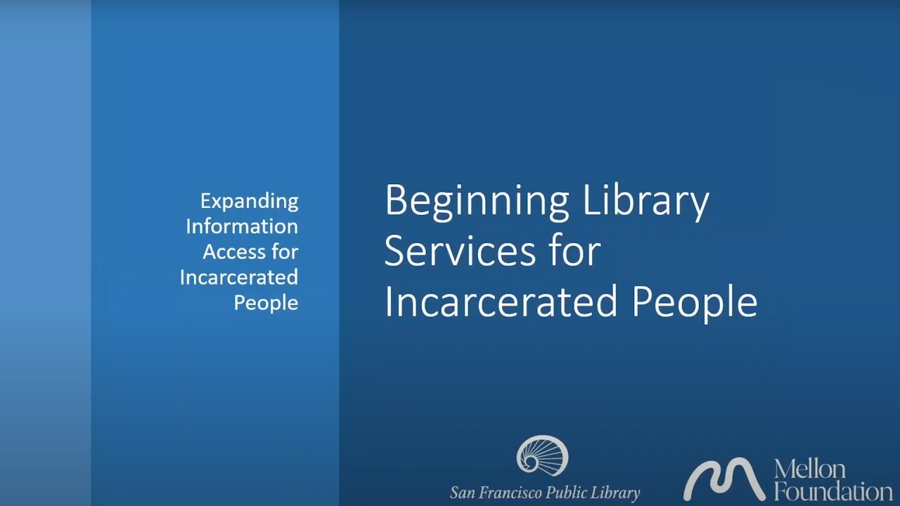 Training: Beginning Library Services for Incarcerated People