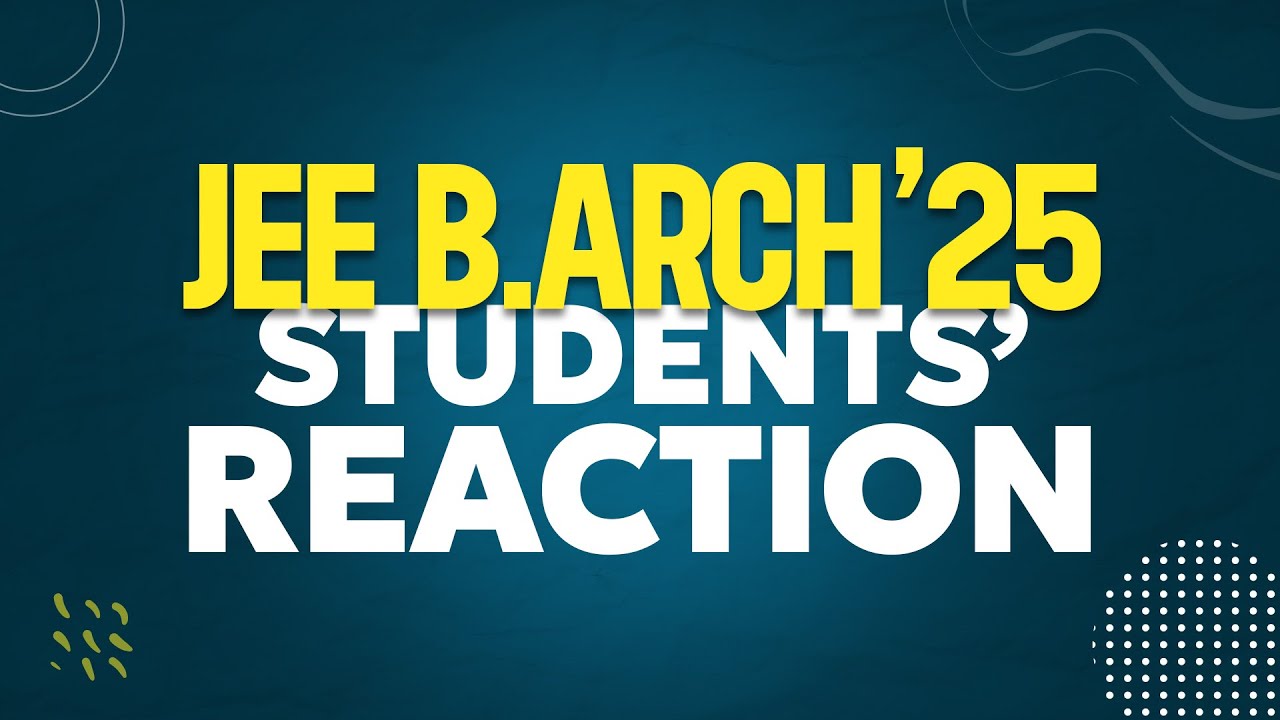 JEE B.ARCH 2025 | STUDENT REACTIONS | EXAM ANALYSIS |  SESSION 1 #jee2025 #jeepaper2 #b.arch