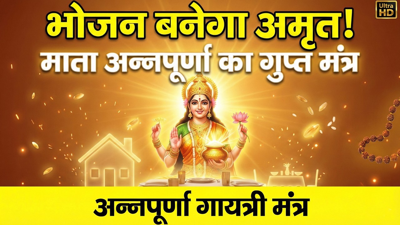 अन्नपूर्णा गायत्री मंत्र: घर में सुख-समृद्धि और अटूट बरकत का महामंत्र | Annapurna Gayatri Mantra