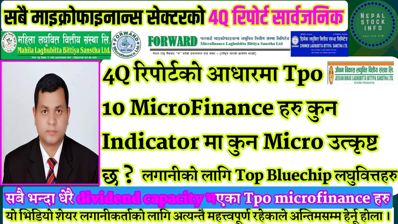 #top 10 microfinance in nepal#best microfinance in nepal#High dividend capable top microfinance 2079