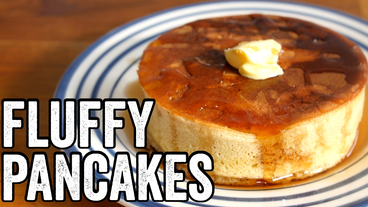 FLUFFY JAPANESE PANCAKES