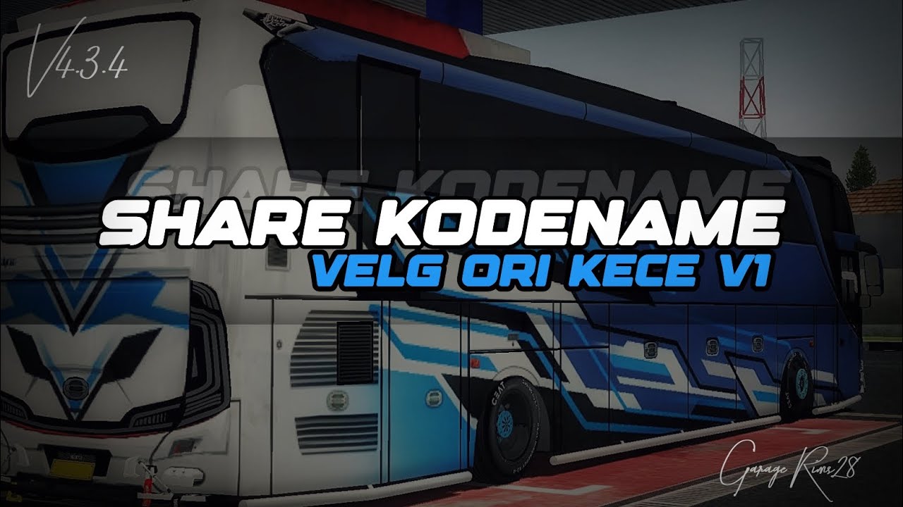 SHAREE || KODENAME VELG ORI KECE BUSSID V4.3.4