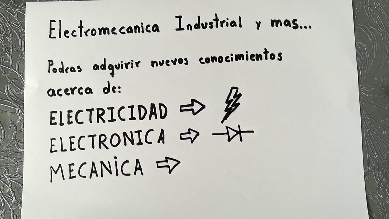 electromecanica industrial y mas contenido