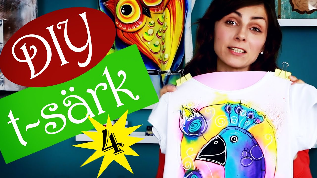 Роспись по Ткани - Роспись Футболок - МАСТЕР-КЛАСС #4