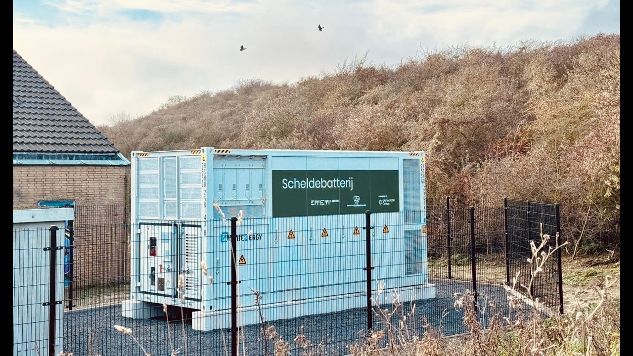2,3 MWh Scheldebatterij: Slimme energieopslag bij Gemaal Nieuwe Sluis