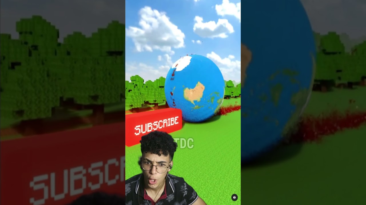 257 STEVE DO MINECRAFT PARA PARAR O GLOBO 