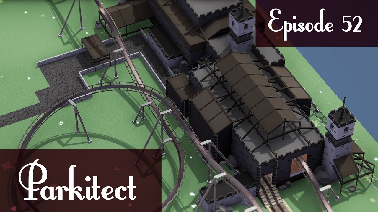 Parkitect I Speed Build #52 - Flying Coaster station building