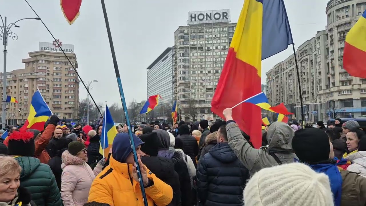 Piața Victoriei, blocată de protestatari 24 ianuarie 2026 | Ilie Bolojan și Nicușor Dan DEMISIA! 