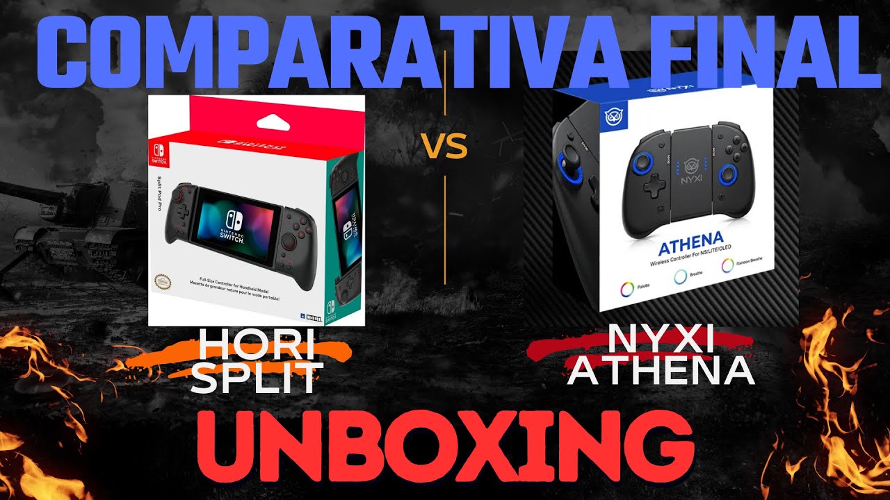 HORI Split vs NYXI Athena: Batalla por el Olimpo... Unboxing y Comparativa entre ambos Controles...