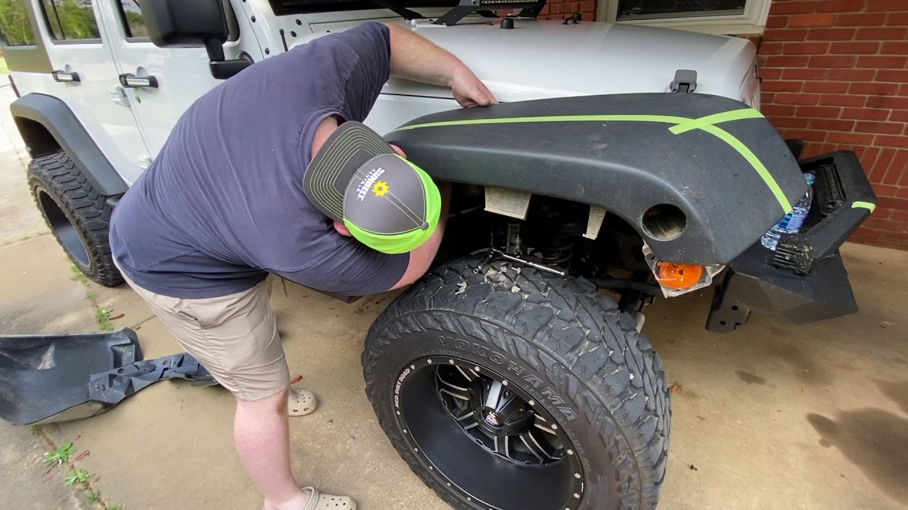 Cutting Stock Jeep Front Fenders