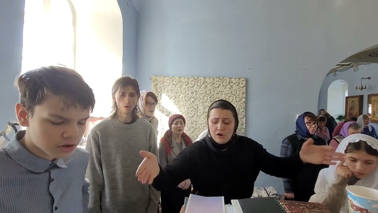 Херувимская песнь А. Денисова.  Детско-юношеский хор 