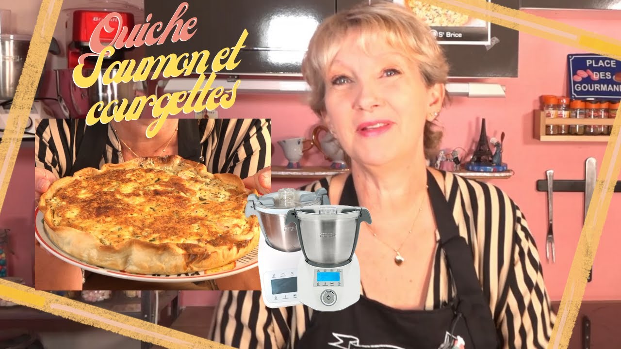 QUICHE SAUMON ET COURGETTES AU COMPACT COOK PLATINUM, PRO OU ELITE