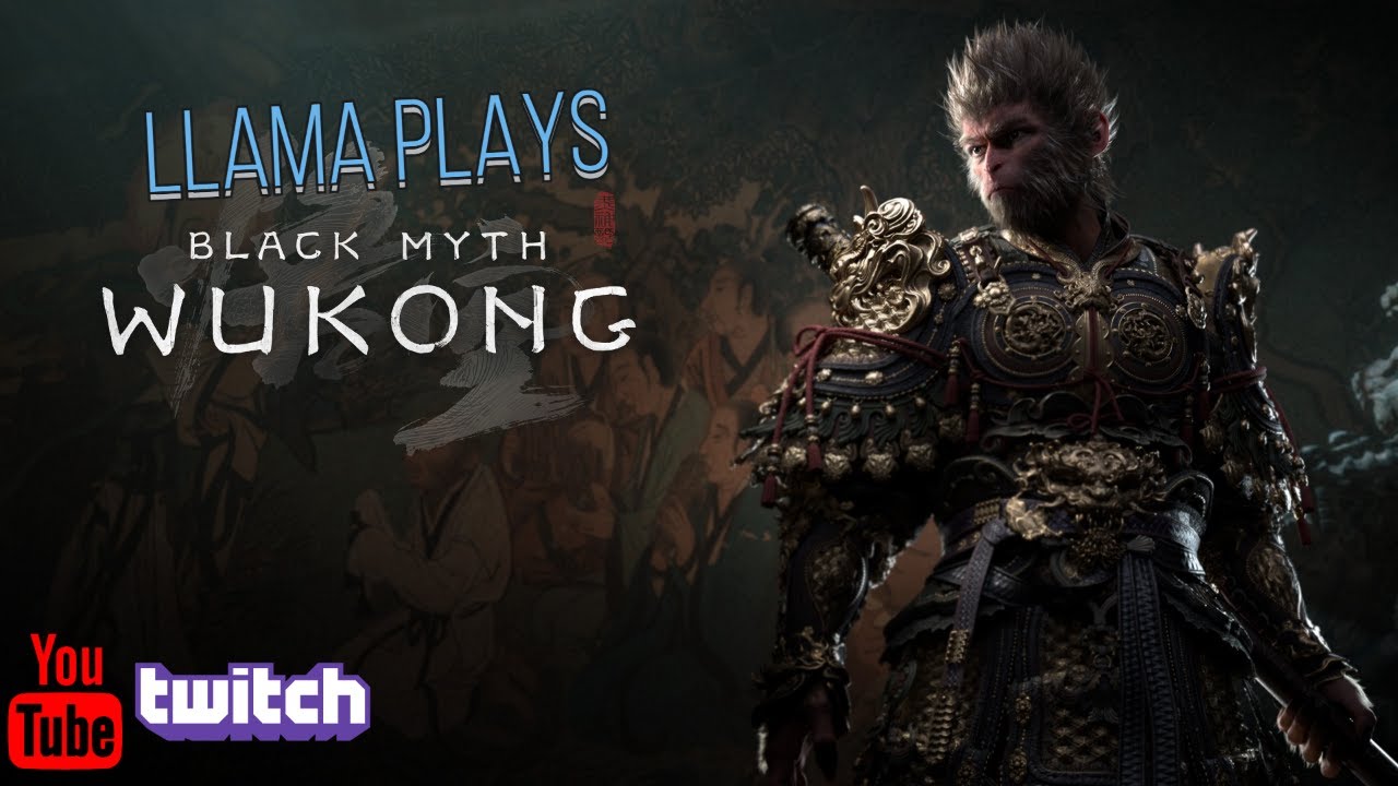 Black Myth Wukong - Day 3 | Whitellamapoopoo Twitch | WhiteLlama - YT |