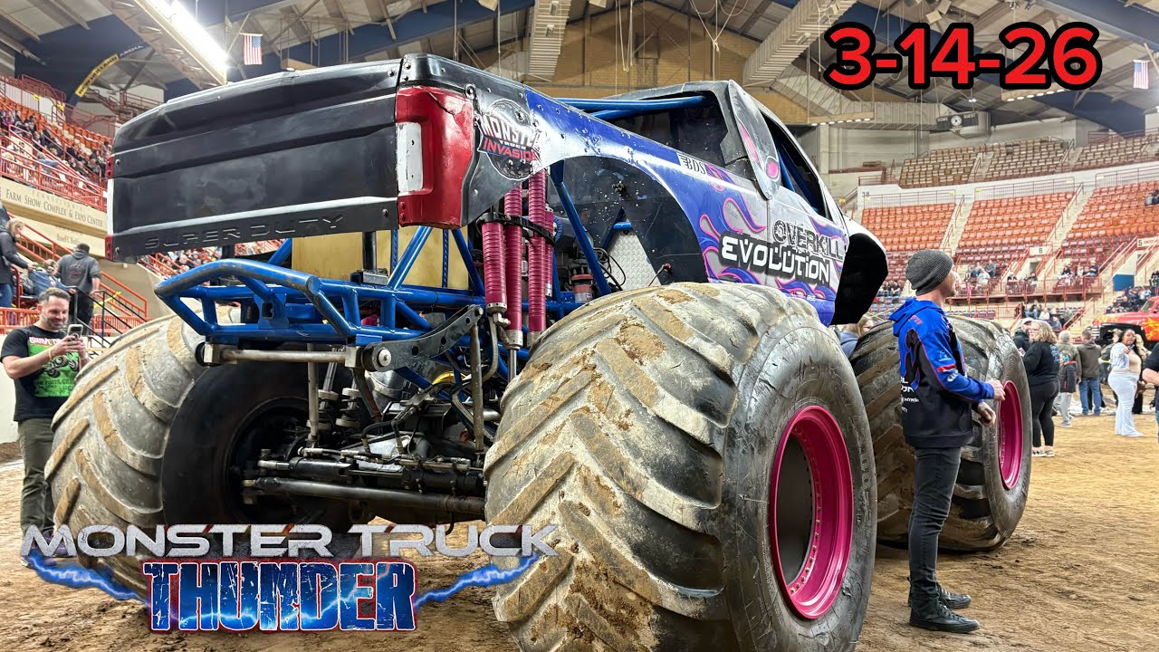 Monster Truck Thunder (Harrisburg Farm Show Complex) Highlights (March 14,2026) 