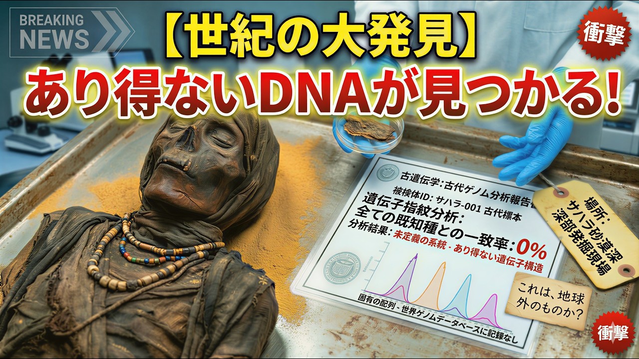 存在しないはずのDNAを持つミイラが発見された
