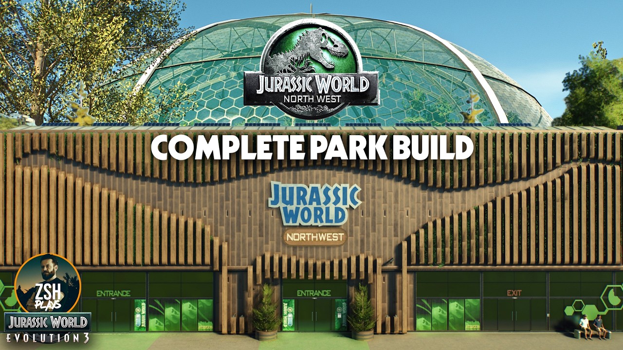 Building a Realistic Jurassic World in Jurassic World Evolution 3! | Supercut