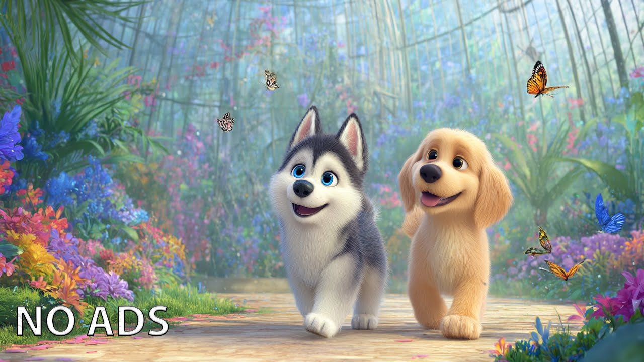 Best Cartoon for Dogs to Watch 🐶🎵 Dogs Relaxation with Pink Noise and Nature Sound 🎶 Dog Cartoon