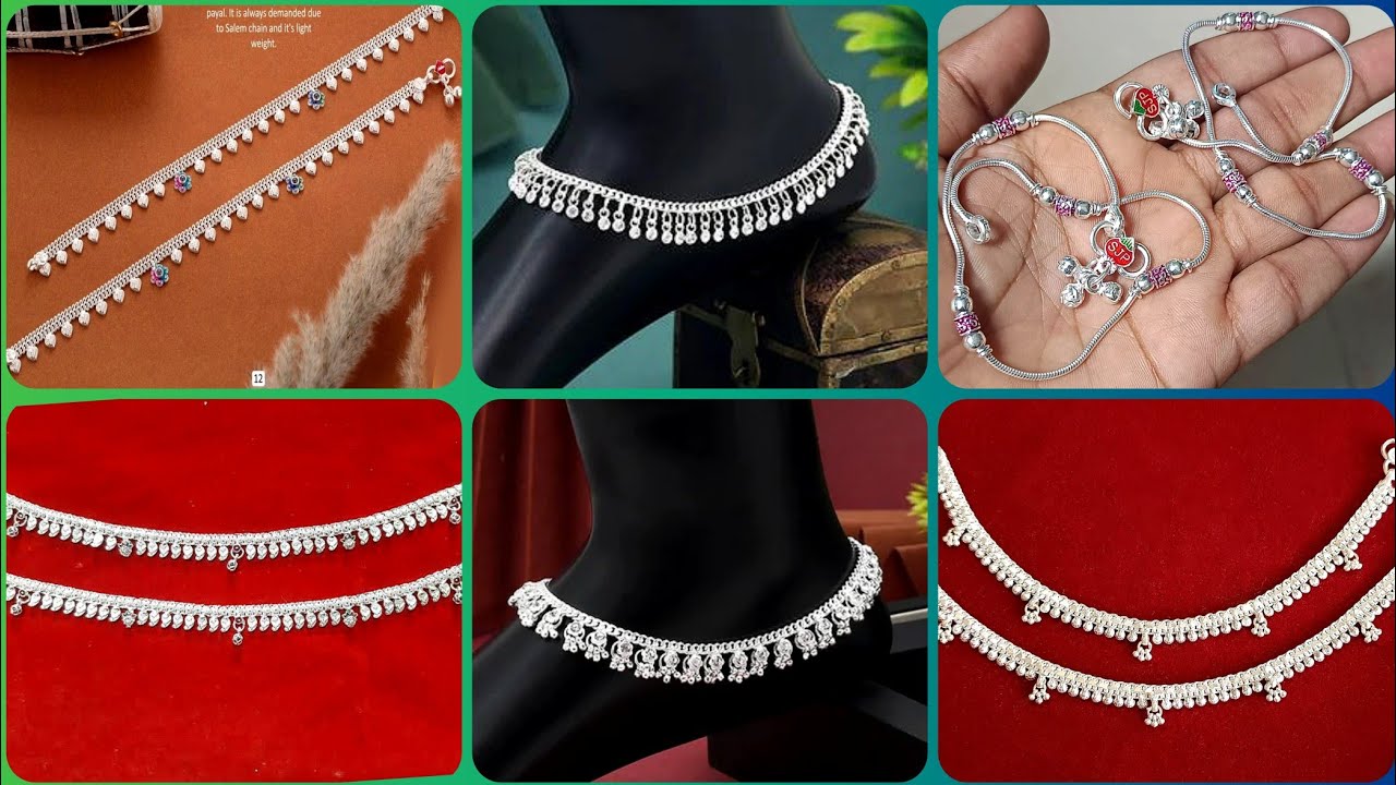 2026 simple designer rupar nupur/Silver Feet Nupur/Payel Designs#anklets/রূপার পায়ের নুপুরের ডিজাইন