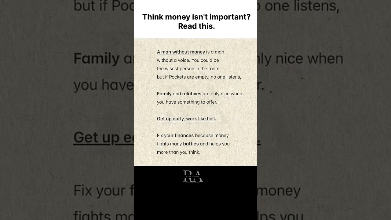 Read this🗣️ #motivation #quotes #mindset #dailymotivation #growth #selfimprovement #money #explore