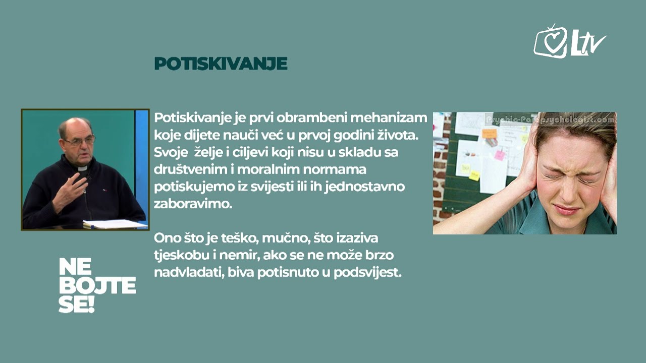 Ne bojte se! - Psihološki obrambeni mehanizmi i ličnosti