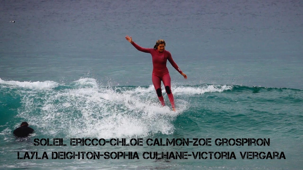 Lay Day - WSL Longboarding @ Manly. Soleil - Chloe - Layla - Sophia - Zoe - Victoria.