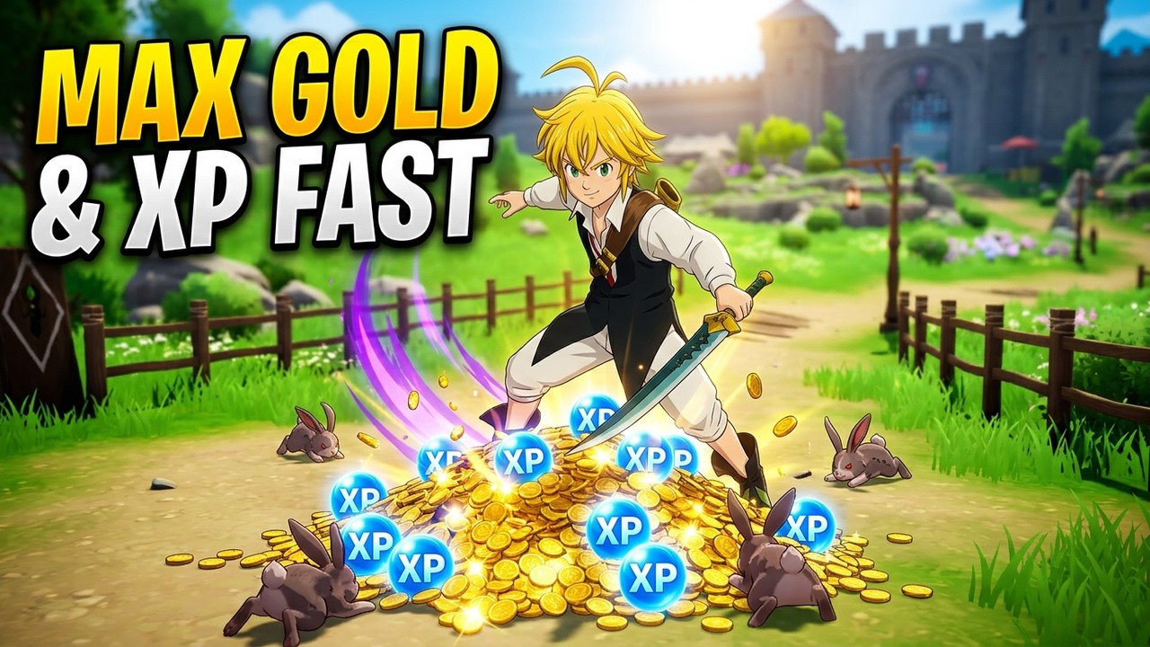 (FASTEST GOLD AND XP FARM) |300K an HOUR!| SEVEN DEADLY SINS ORIGIN