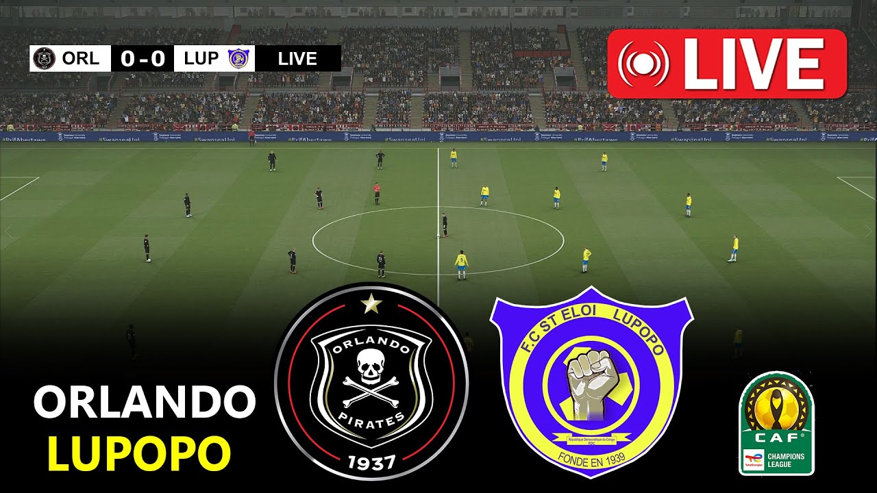 Orlando Pirates vs Eloi Lupopo | Caf Champions League Quafication | eFootball Pes 21 Gameplay