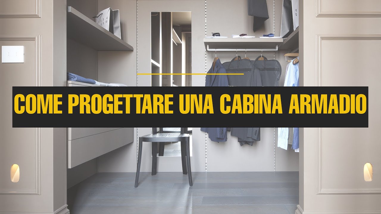 Come progettare una cabina armadio