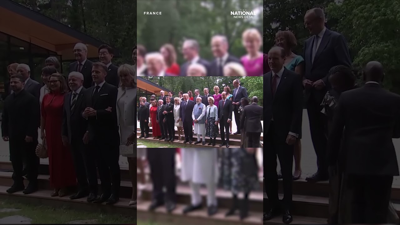 President Trump participates in another G7 'FAMILY PHOTO'