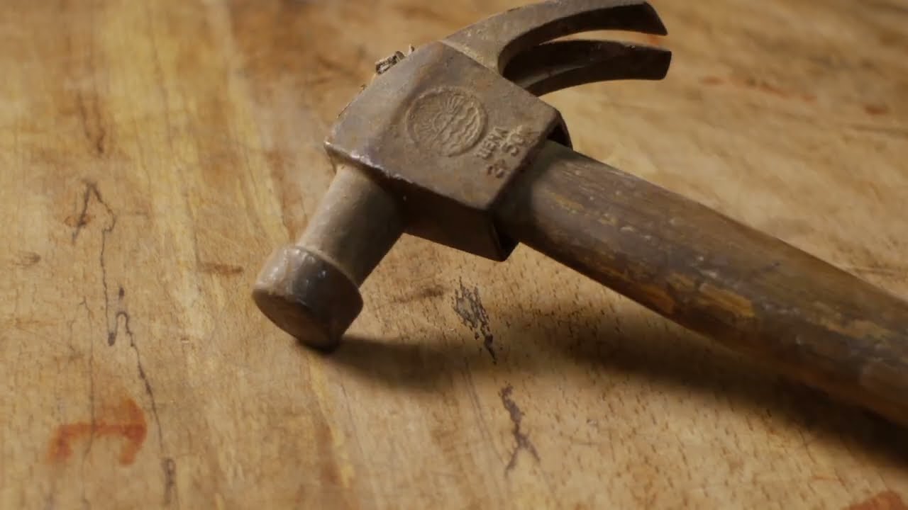 This hammer was thrown away, but look what I did with it